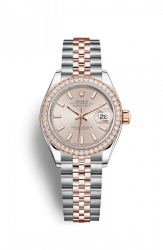 Remontoir à montres pour montre Rolex Lady-Datejust Lady-Datejust 28 Rolesor Rose Diamond / Jubilee / Sundust