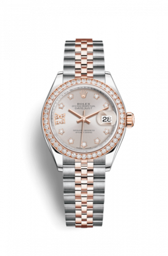 Remontoir à montres pour montre Rolex Lady-Datejust Lady-Datejust 28 Rolesor Rose Diamond / Jubilee / Sundust Diamond