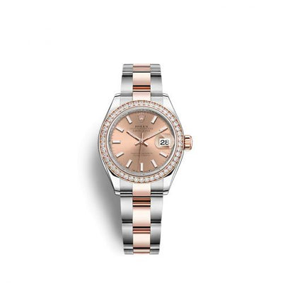 Remontoir à montres pour montre Rolex Lady-Datejust Lady-Datejust 28 Stainless Steel / Rose Or / Diamond / Rose / Oyster
