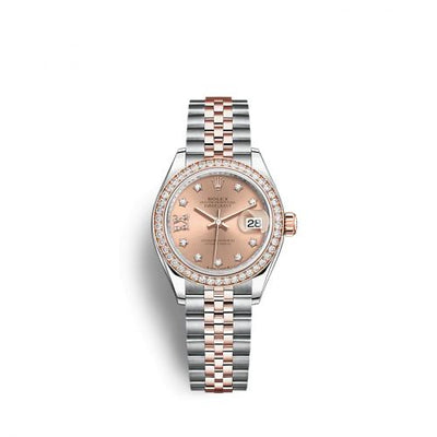 Remontoir à montres pour montre Rolex Lady-Datejust Lady-Datejust 28 Stainless Steel / Rose Or / Diamond / Rose - Diamond / Jubilee