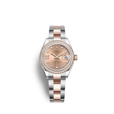 Remontoir à montres pour montre Rolex Lady-Datejust Lady-Datejust 28 Stainless Steel / Rose Or / Diamond / Rose - Diamond / Oyster