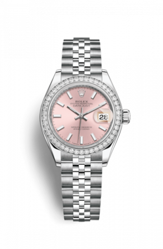 Remontoir à montres pour montre Rolex Lady-Datejust Lady-Datejust 28 Stainless Steel / Diamond / Rose / Jubilee