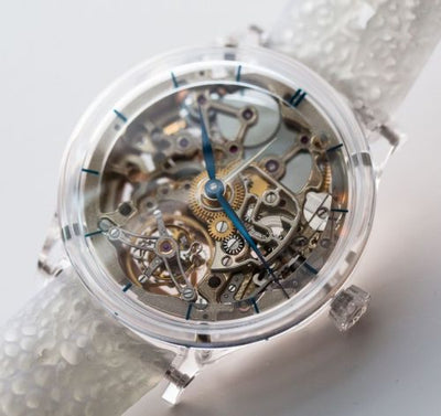 Remontoir à montres pour montre H. Moser & Cie Venturer Venturer Tourbillon Dual Time Sapphire Skeleton
