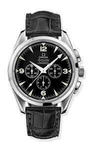 Watch Winder for watch Omega Railmaster Seamaster Aqua Terra 150M Automatic 42.2 Railmaster Chronograph / Black Alligator