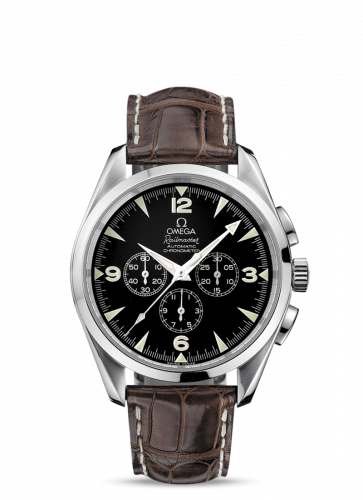 Watch Winder for watch Omega Railmaster Seamaster Aqua Terra 150M Automatic 42.2 Railmaster Chronograph / Brown Alligator