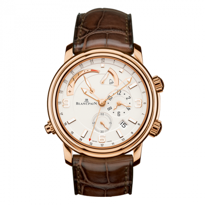 Watch Winder for watch Blancpain Léman Léman Réveil GMT Red Gold / Opaline / Alligator