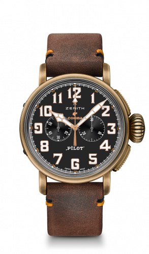 Remontoir à montres pour montre Zenith Pilot Pilot Type 20 Cohiba Edition Chronograph Bronze / Noire