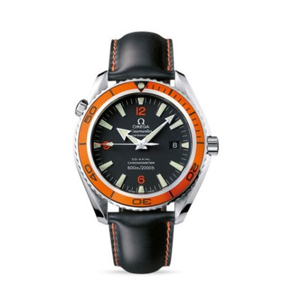Watch Winder for watch Omega Seamaster Planet Ocean Seamaster Planet Ocean 600M Co-Axial 45.5 Stainless / Orange / Rubber
