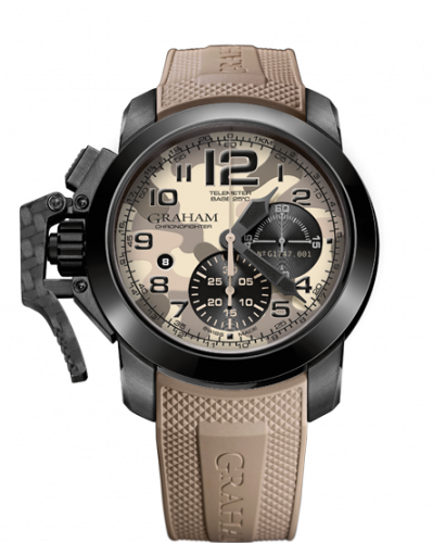 Remontoir à montres pour montre Graham Chronofighter Chronofighter Oversize Noire Arrow