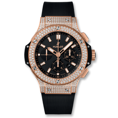 Watch Winder for watch Hublot Big Bang Big Bang 45 Red Gold / Pavé / Black