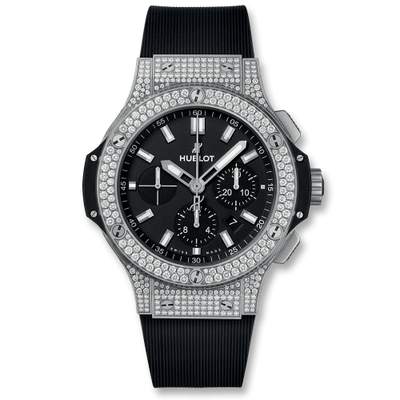 Remontoir à montres pour montre Hublot Big Bang Big Bang 45 Stainless Steel / Pavé / Noire