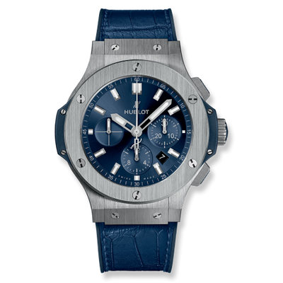 Watch Winder for watch Hublot Big Bang Big Bang 45 Stainless Steel / Blue
