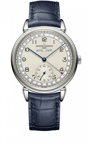 Uhrenbeweger für Uhr Vacheron Constantin Historiques Historiques Triple Calendrier 1942 Stainless Steel / Silver /  Blue