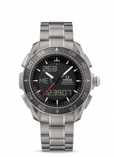 Watch Winder for watch Omega X-33 / Z-33 Skywalker X-33 Titanium / Black / Bracelet