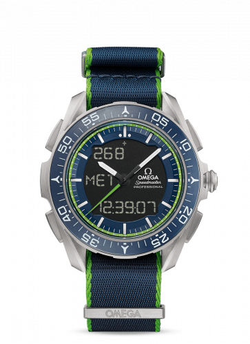 Watch Winder for watch Omega X-33 / Z-33 Skywalker X-33 Titanium / Blue / Nato / Solar Impulse