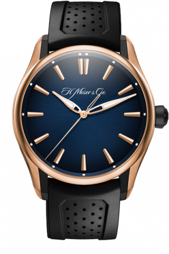 Remontoir à montres pour montre H. Moser & Cie Pioneer Pioneer Centre Seconds Red Or / Midnight Bleu