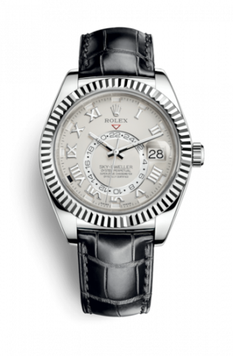 Uhrenbeweger für Uhr Rolex Sky-Dweller Sky-Dweller White Gold / Ivory / Alligator