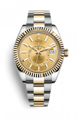 Uhrenbeweger für Uhr Rolex Sky-Dweller Sky-Dweller Stainless Steel / Yellow Gold / Champagne