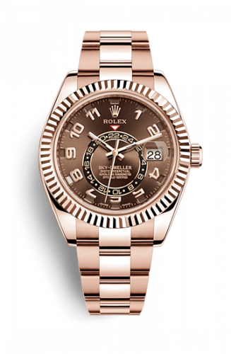 Uhrenbeweger für Uhr Rolex Sky-Dweller Sky-Dweller Everose / Chocolate - Arabic
