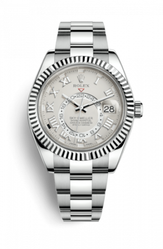 Remontoir à montres pour montre Rolex Sky-Dweller Sky-Dweller Or Blanc / Ivoire