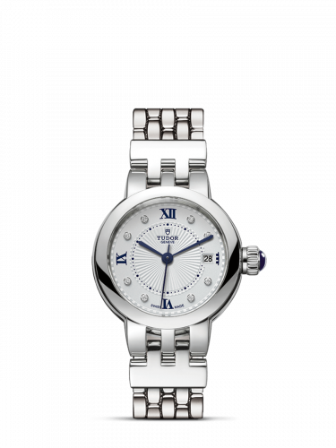 Remontoir à montres pour montre Tudor Clair de Rose Clair de Rose 26 Stainless Steel / Argent-Diamond / Bracelet