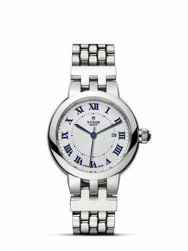 Remontoir à montres pour montre Tudor Clair de Rose Clair de Rose 30 Stainless Steel / Argent-Roman/ Bracelet