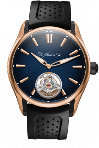 Remontoir à montres pour montre H. Moser & Cie Pioneer Pioneer Tourbilon Red Or / Midnight Bleu