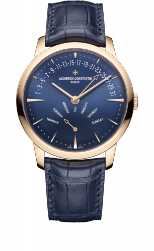 Uhrenbeweger für Uhr Vacheron Constantin Patrimony Patrimony Retrograde Day-Date Pink Gold / Blue