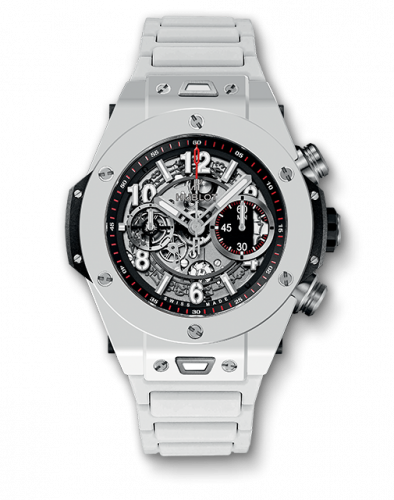 Remontoir à montres pour montre Hublot Big Bang Big Bang Unico 45 Blanc Ceramic / Bracelet