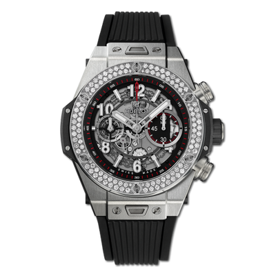 Watch Winder for watch Hublot Big Bang Big Bang Unico 45 Titanium / Diamonds / Black