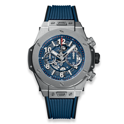 Watch Winder for watch Hublot Big Bang Big Bang Unico 45 Titanium / Blue