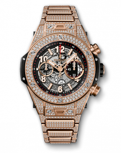 Remontoir à montres pour montre Hublot Big Bang Big Bang Unico 45 King Or / Pavé / Bracelet