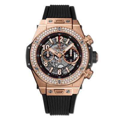 Remontoir à montres pour montre Hublot Big Bang Big Bang Unico 45 King Or / Diamonds / Noire