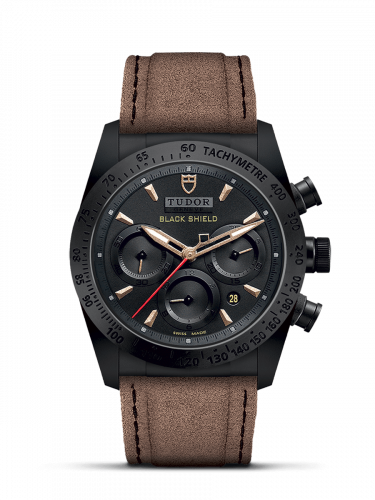 Remontoir à montres pour montre Tudor Fastrider Fastrider Noire Shield Ceramic / Noire-Sand / Alcantara