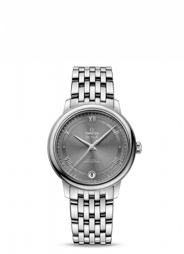 Watch Winder for watch Omega De Ville De Ville Prestige Co-Axial 32.7 Stainless Steel / Vintage Grey / Bracelet