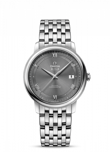 Watch Winder for watch Omega De Ville De Ville Prestige Co-Axial 39.5 Stainless Steel / Vintage Grey / Bracelet