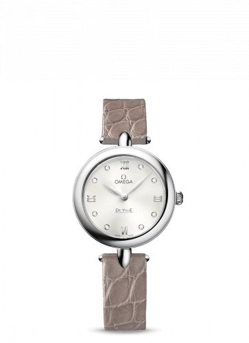 Watch Winder for watch Omega De Ville De Ville Prestige Dewdrop Quartz 27.4 Stainless Steel / Silver