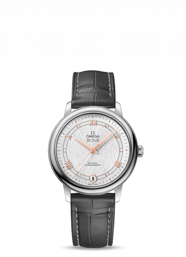 Watch Winder for watch Omega De Ville De Ville Prestige Co-Axial 32.7 Stainless Steel / Vintage Silk Silver