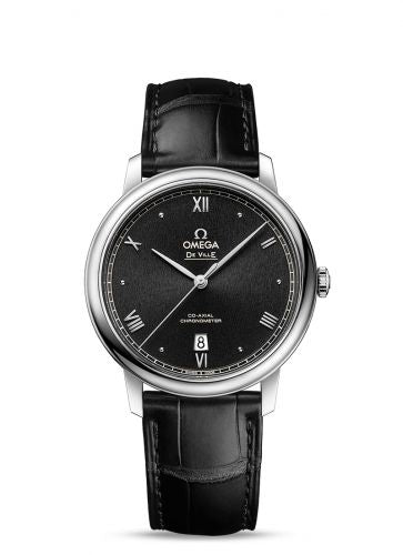 Watch Winder for watch Omega De Ville De Ville Prestige Co-Axial 39.5 Stainless Steel / Black Sunburst