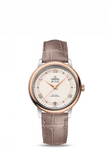 Watch Winder for watch Omega De Ville De Ville Prestige Co-Axial 32.7 Stainless Steel / Red Gold / White