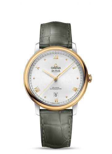 Watch Winder for watch Omega De Ville De Ville Prestige Co-Axial 39.5 Stainless Steel / Yellow Gold / Silver Sunburst