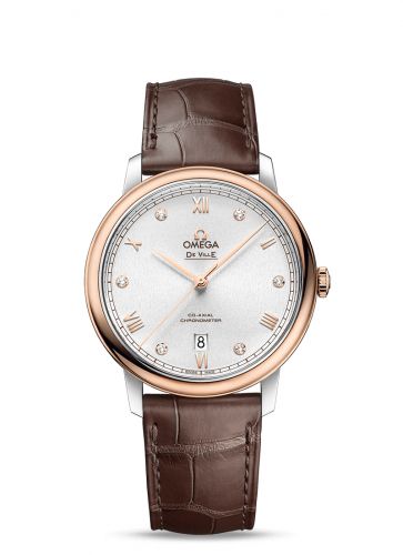 Watch Winder for watch Omega De Ville De Ville Prestige Co-Axial 39.5 Stainless Steel / Red Gold / Silver Sunburst