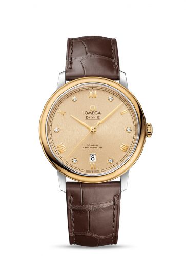 Watch Winder for watch Omega De Ville De Ville Prestige Co-Axial 39.5 Stainless Steel / Yellow Gold / Moonshine Sunburst