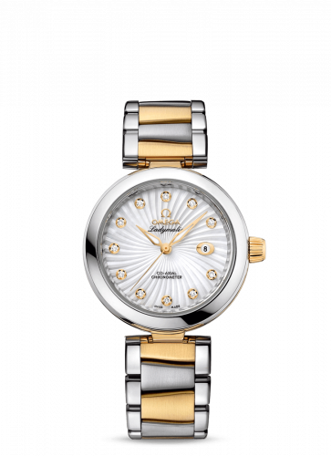 Watch Winder for watch Omega LadyMatic LadyMatic Co-Axial 34 Stainless Steel / Yellow Gold / MOP / Bracelet