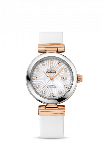 Watch Winder for watch Omega LadyMatic LadyMatic Co-Axial 34 Stainless Steel / Red Gold / MOP