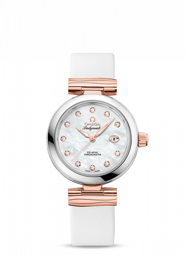 Watch Winder for watch Omega LadyMatic LadyMatic Co-Axial 34 Stainless Steel / Sedna Gold / MOP