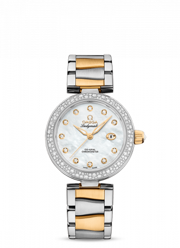 Watch Winder for watch Omega LadyMatic LadyMatic Co-Axial 34 Stainless Steel / Yellow Gold / Diamond / MOP / Bracelet