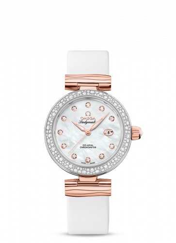 Watch Winder for watch Omega LadyMatic LadyMatic Co-Axial 34 Stainless Steel / Sedna Gold / Diamond / MOP