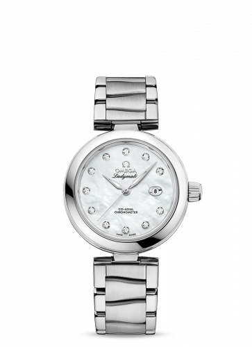 Watch Winder for watch Omega LadyMatic LadyMatic Co-Axial 34 Stainless Steel / MOP / Bracelet