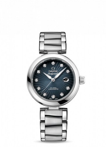 Watch Winder for watch Omega LadyMatic LadyMatic Co-Axial 34 Stainless Steel / Grey / Bracelet